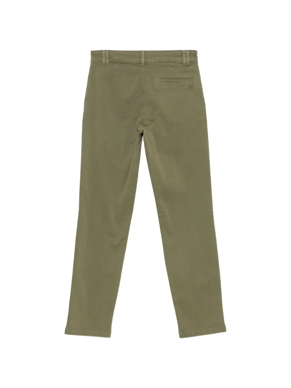 LIU JO Broek met geborduurd logo Groen