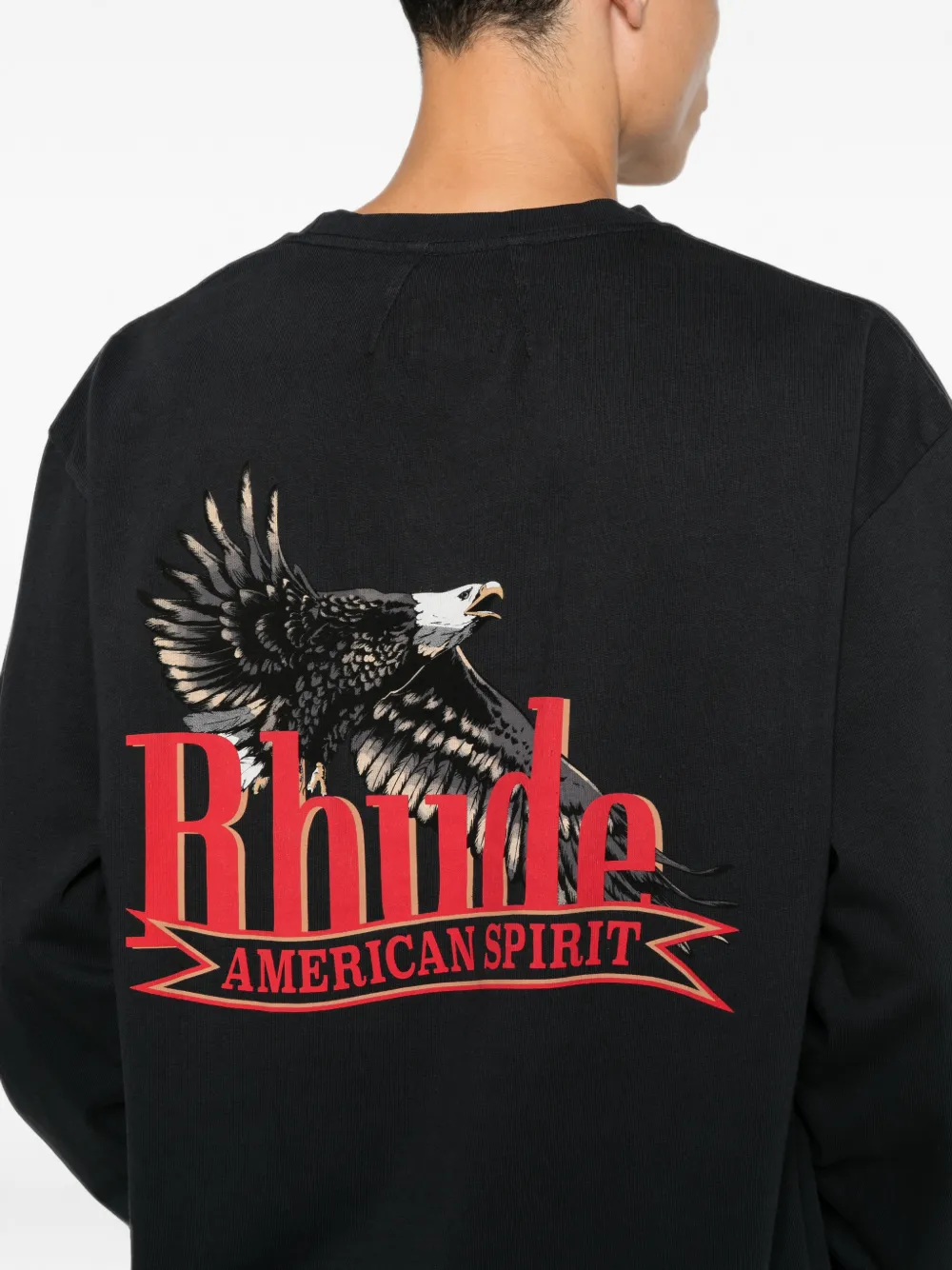 RHUDE T-shirt met borstzak Zwart
