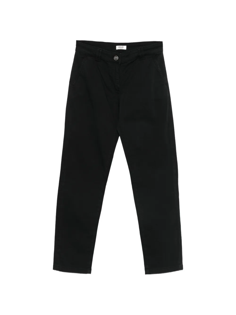 LIU JO Pantaloni crop con bottoni - Nero