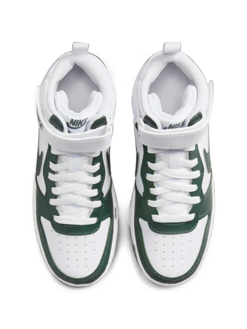 Nike Kids Court Borough Mid 2 "White Vintage Green" sneakers Wit