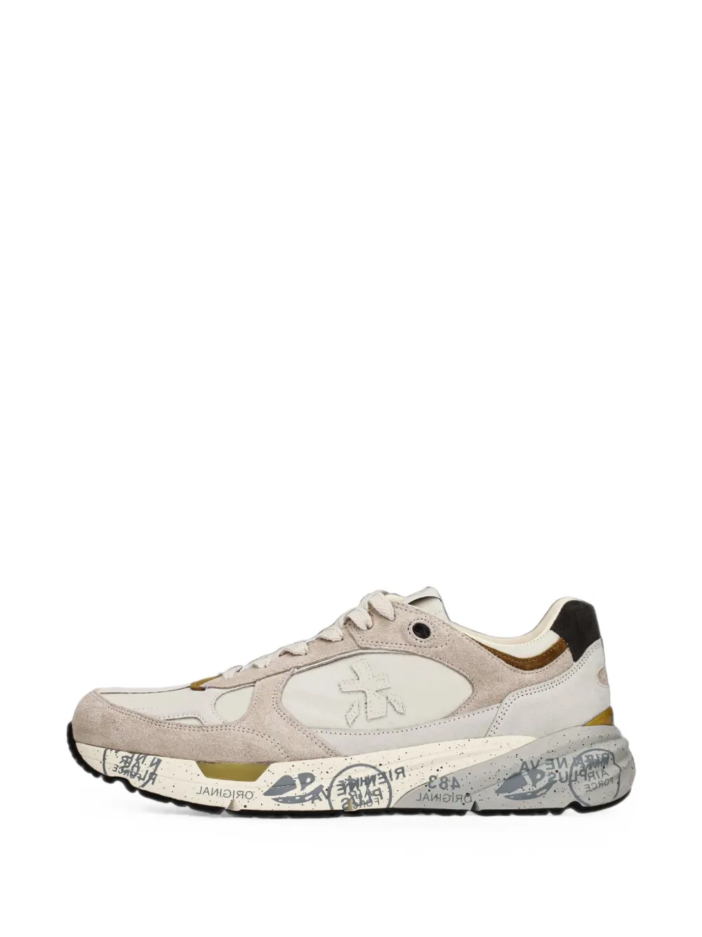 Premiata Mase25 panelled sneakers Beige