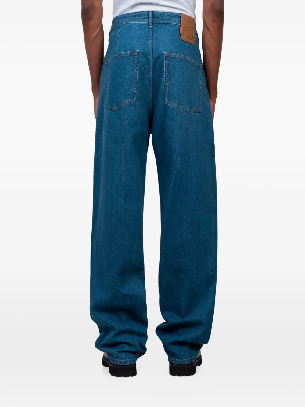 Lacoste Jeans met vijf zakken Blauw