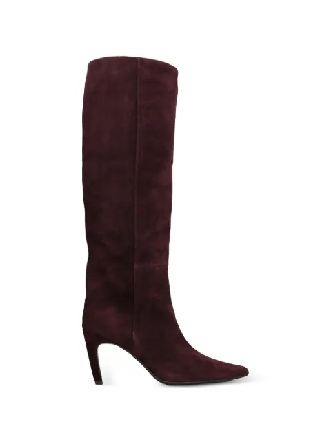 Lola Cruz Kniehohe Stiefel mit spitzer Kappe