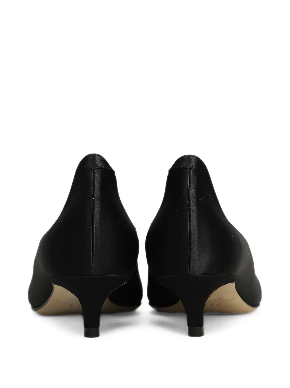 Magda Butrym pearl-embellished pointed-toe pumps Zwart