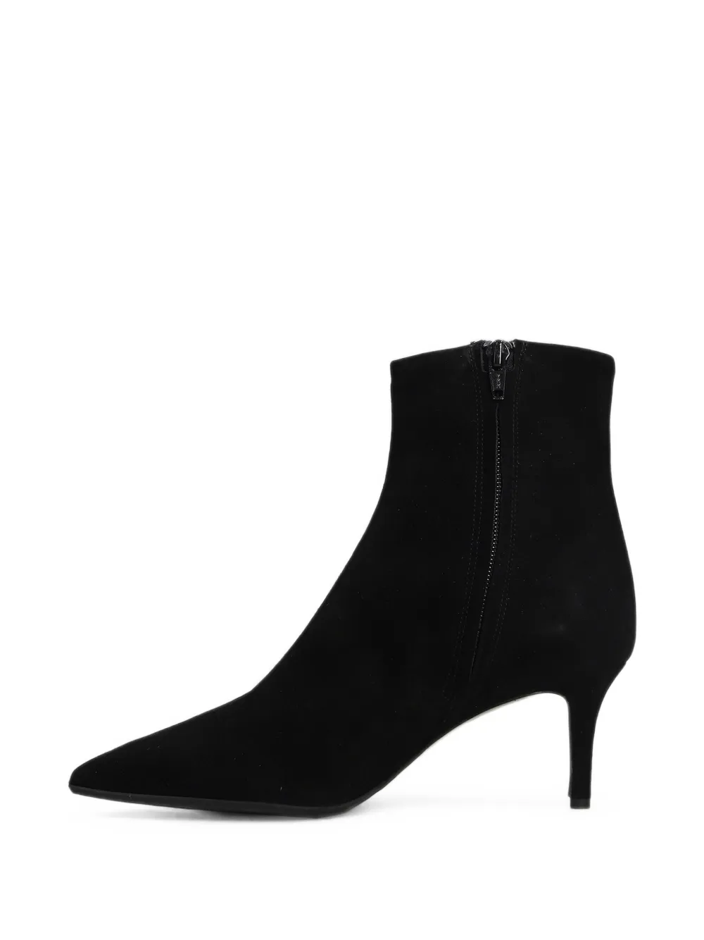 Fabio Rusconi pointed-toe suede boots Zwart