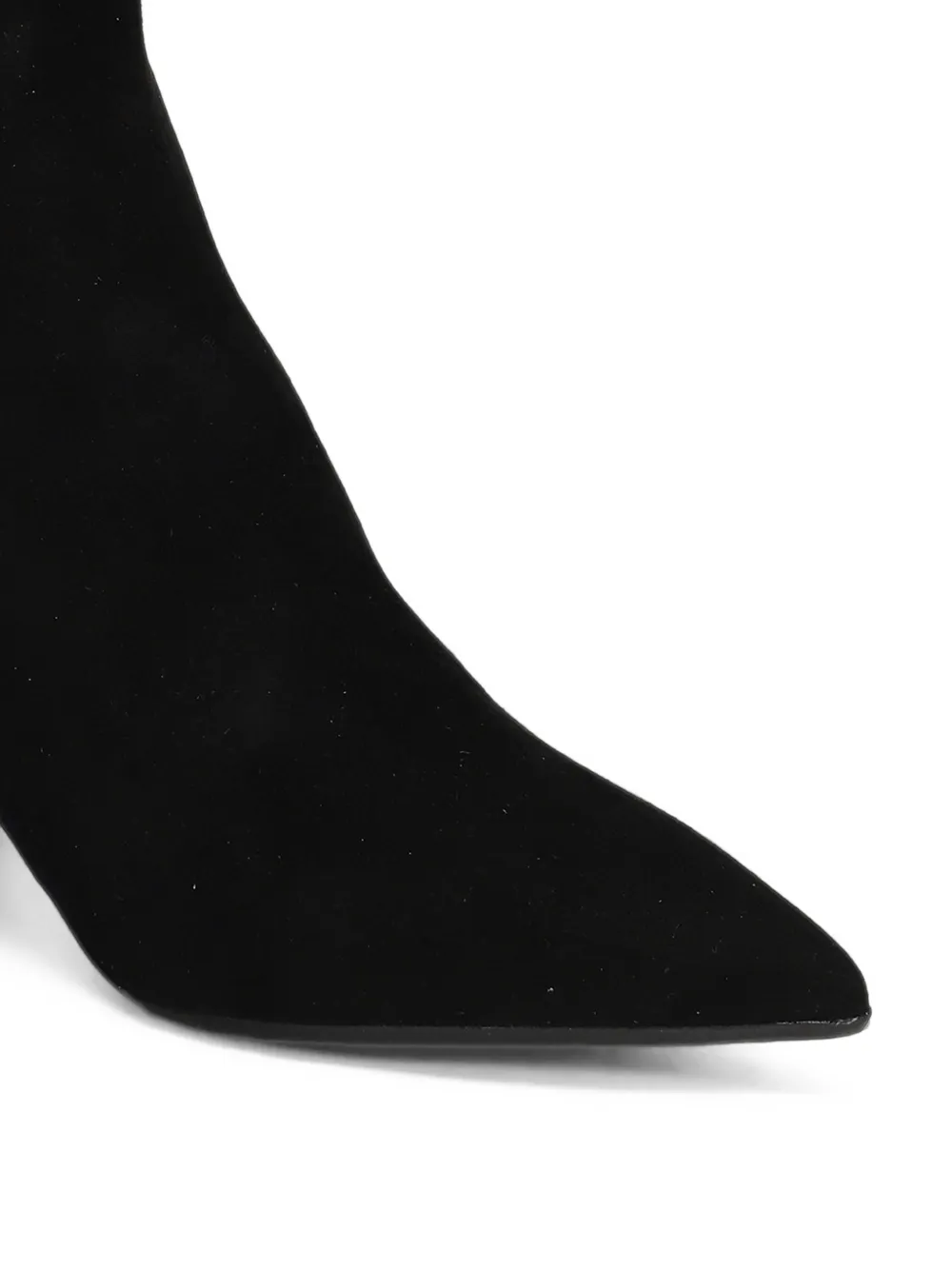 Fabio Rusconi pointed-toe suede boots Zwart