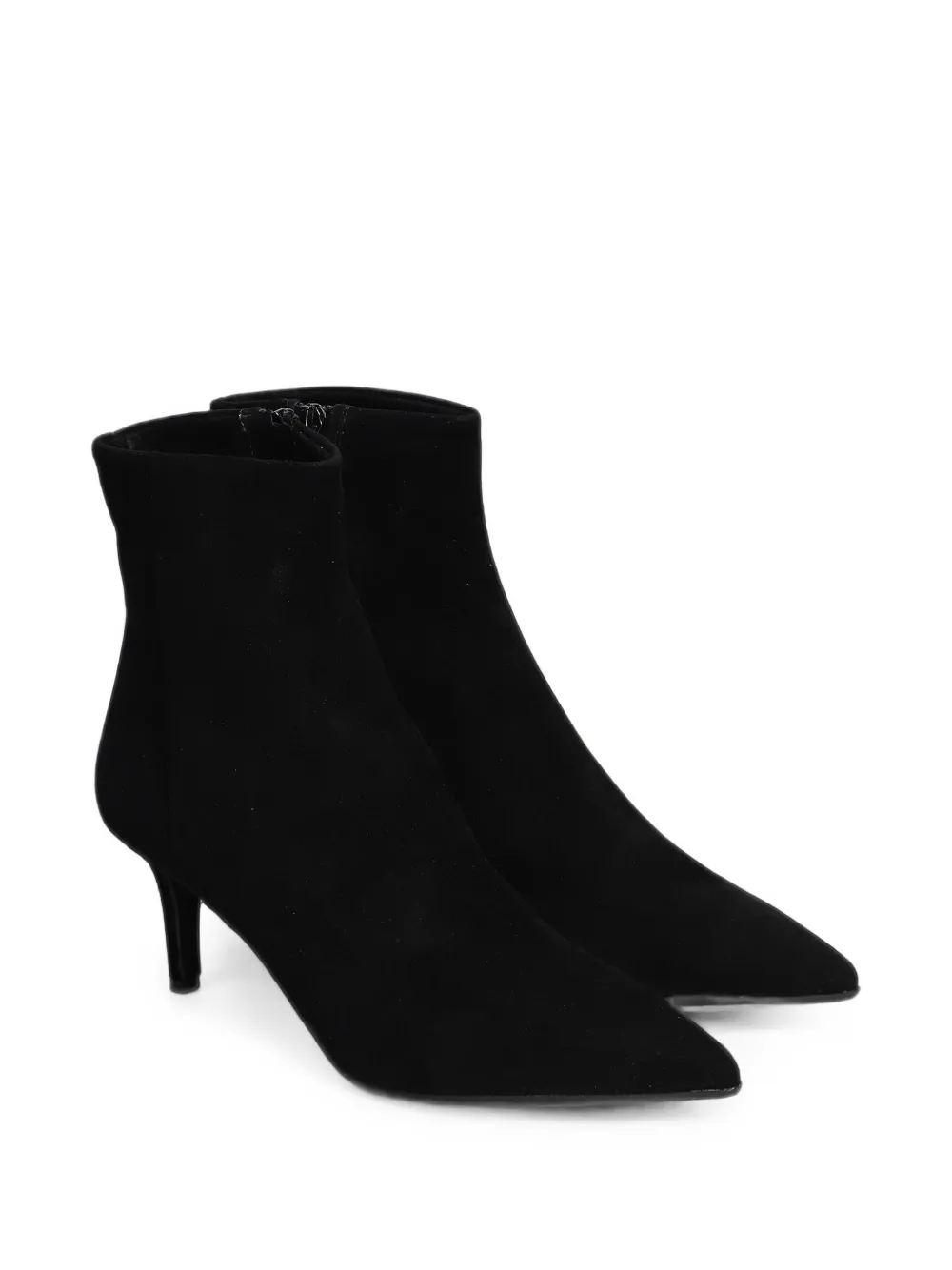 Fabio Rusconi pointed-toe suede boots Zwart
