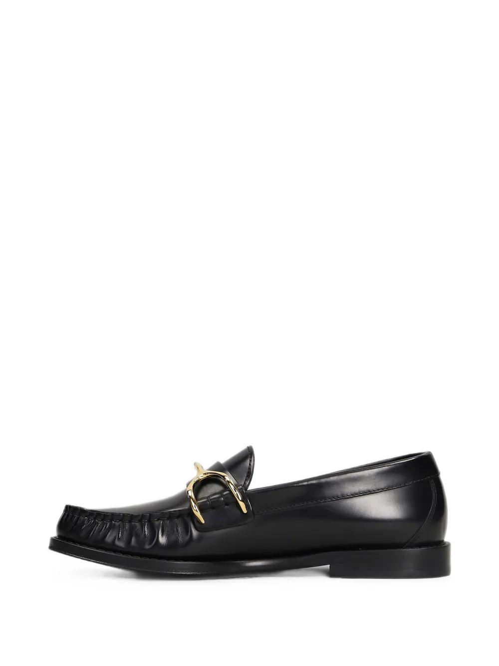 Alexander Mcqueen Wishbone Leather Loafers In Multi
