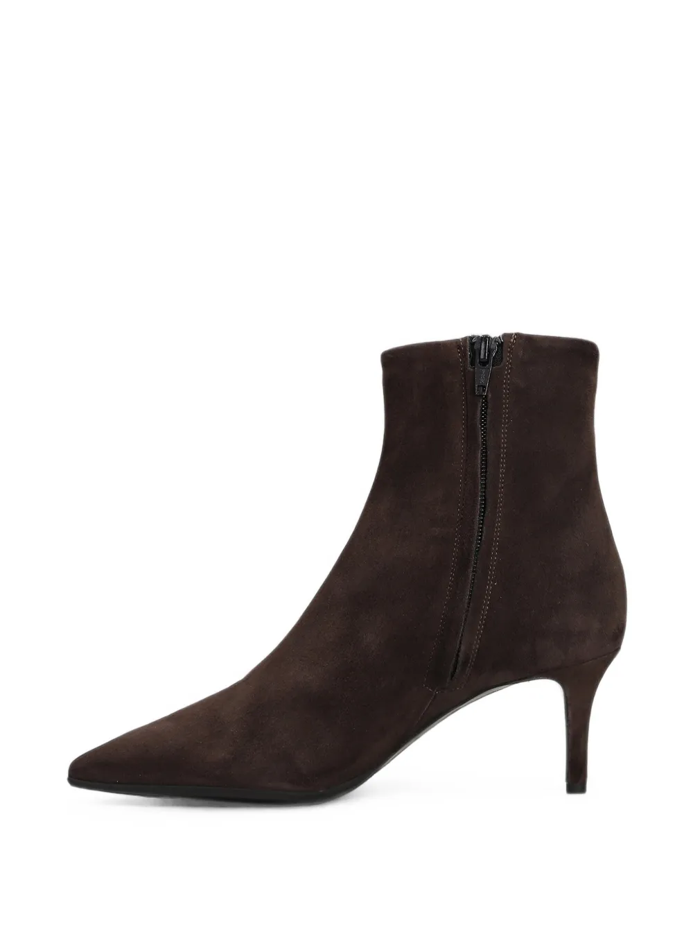 Fabio Rusconi calf suede pointed-toe ankle boots Bruin