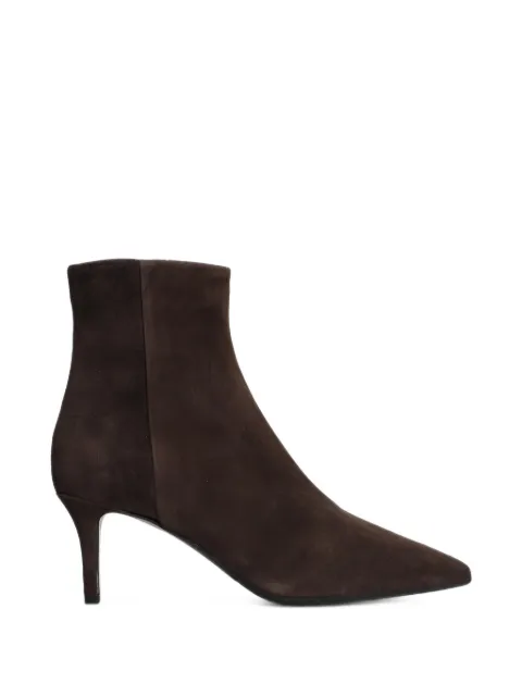 Fabio Rusconi calf suede pointed-toe ankle boots