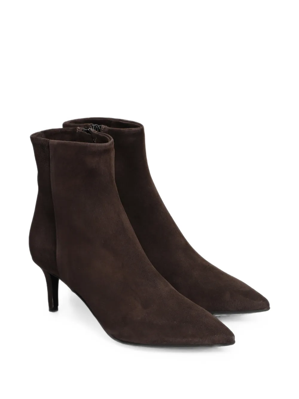 Fabio Rusconi calf suede pointed-toe ankle boots Bruin