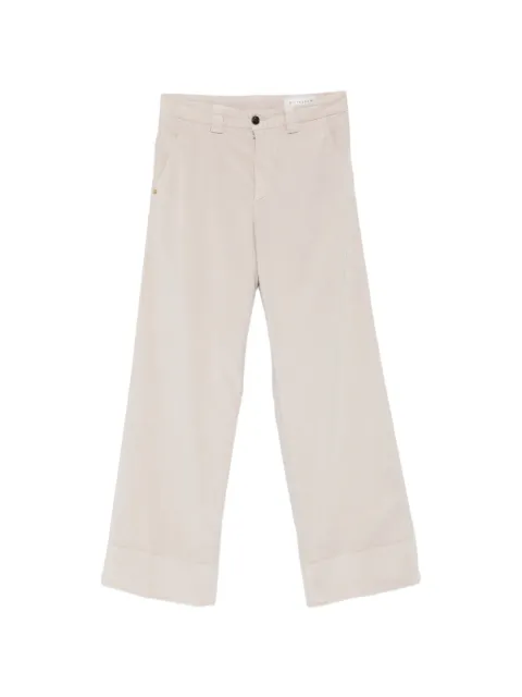 White Sand corduroy wide-leg trousers