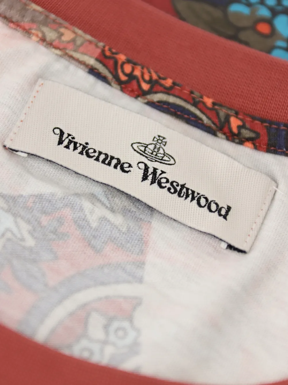 Vivienne Westwood Oversized T-shirt met bloemenprint Rood