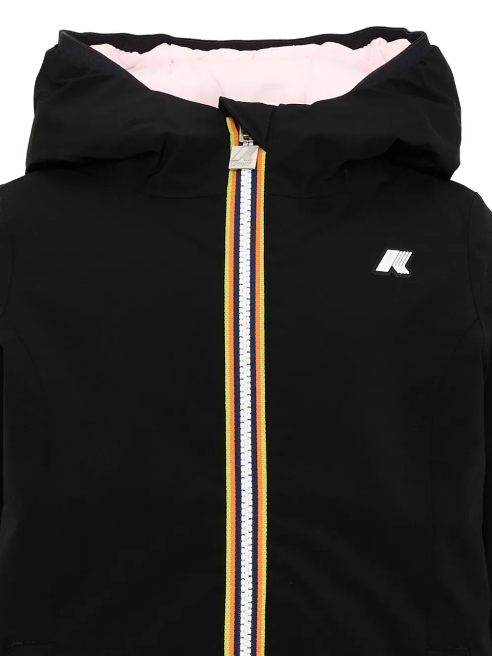 K Way Kids Denise reversible padded jacket Zwart