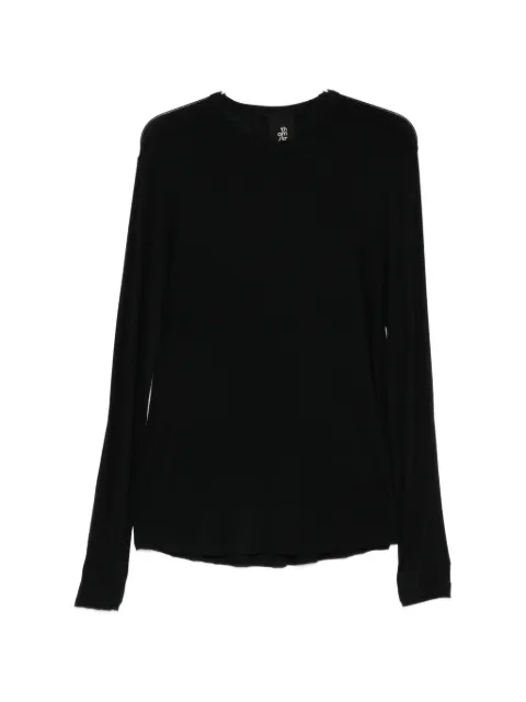 Thom Krom raw-edge crew-neck sweater
