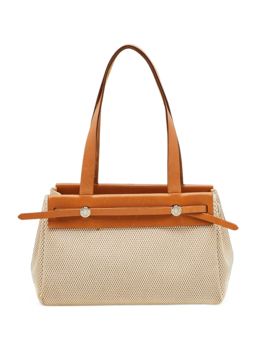 Hermès Pre-Owned 2003 PM Cabas Herbag tote bag - Nude