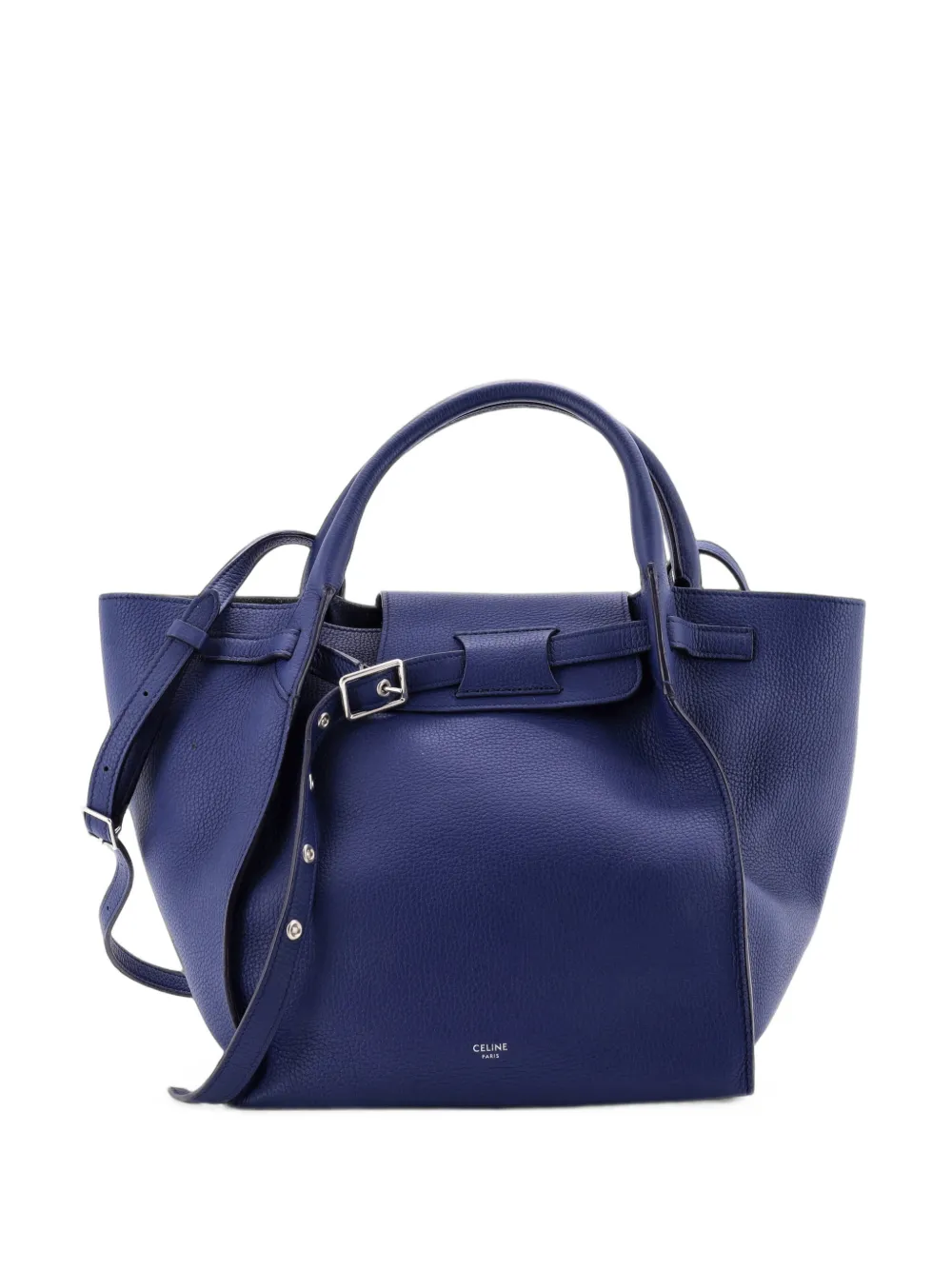 Celine Pre-Owned Big Bag Grained Calfskin Small satchel - Blau