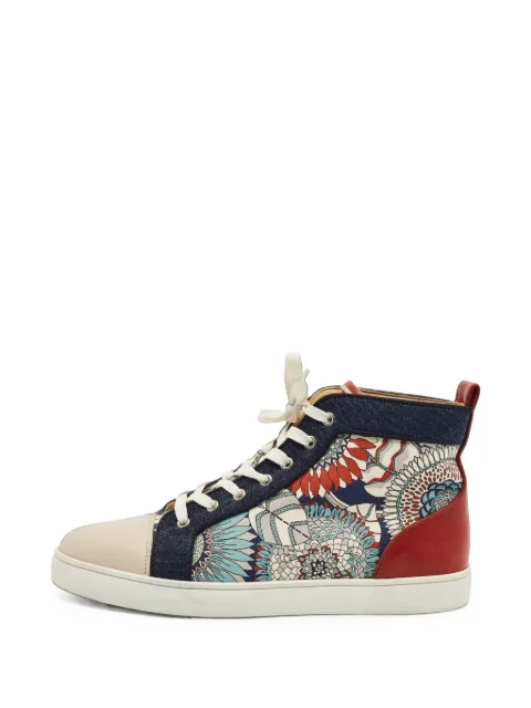 Christian Louboutin Pre-Owned zapatillas altas Louis estampadas