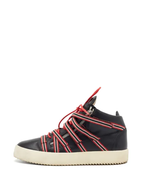 Giuseppe Zanotti Vintage Frankie strap-detail leather sneakers