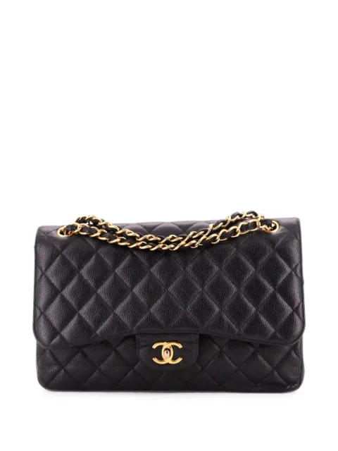 CHANEL Pre-Owned Classic Double Flap Bag Quilted Caviar Jumbo shoulder bag