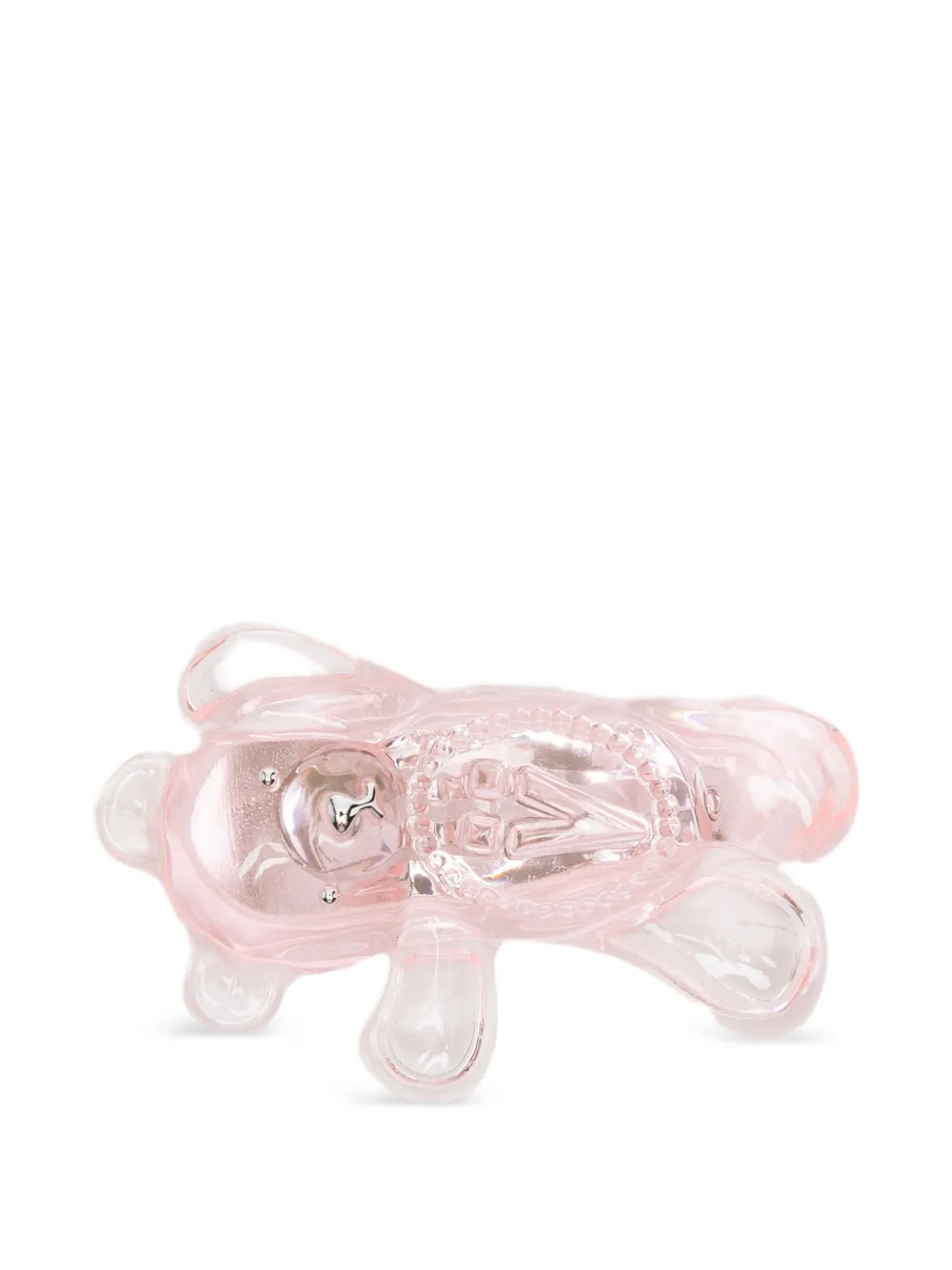 YVMIN bear-motif hair clip - Rosa