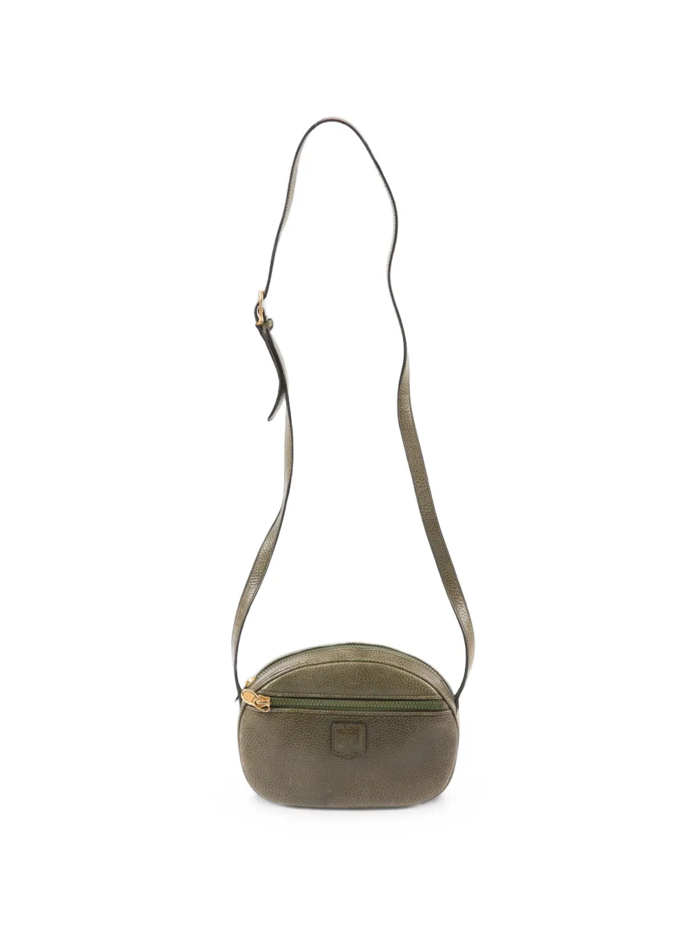 Celine Pre-Owned 1980s Triomphe shoulder bag - Verde