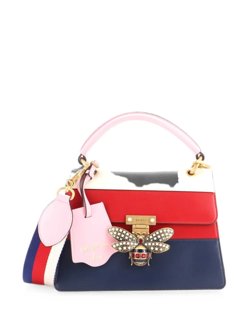 Gucci Pre-Owned Borsa a tracolla Queen Margaret piccola in pelle con manico - Rosso