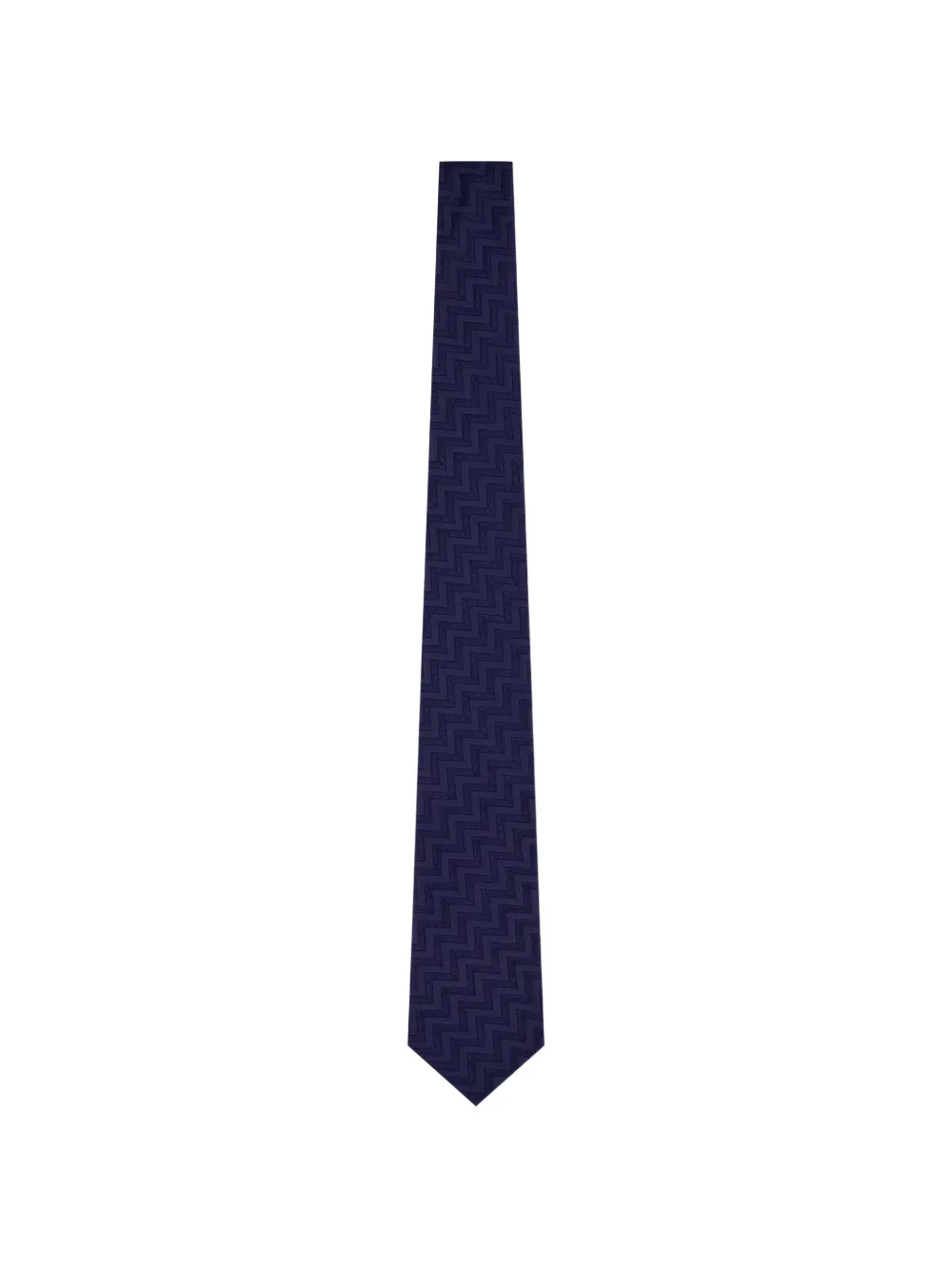 Giorgio Armani zigzag-jacquard tie · One Size
