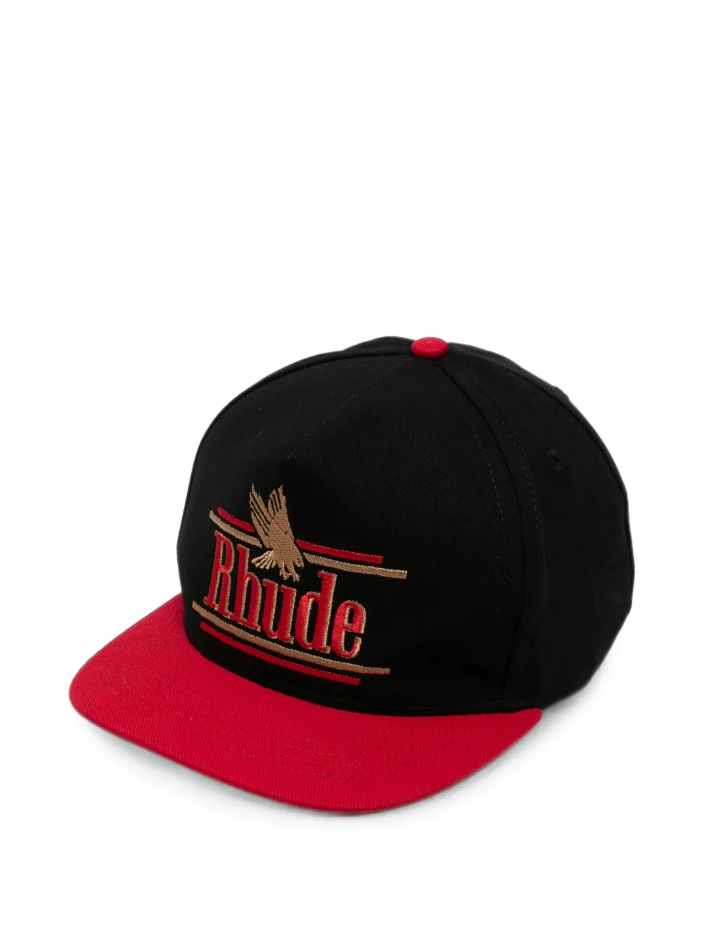 RHUDE logo-embroidered eagle-motif cap - Nero