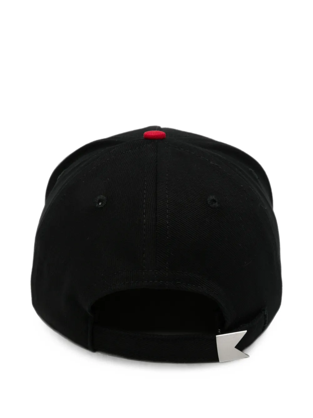 RHUDE Honkbalpet met geborduurd logo Zwart
