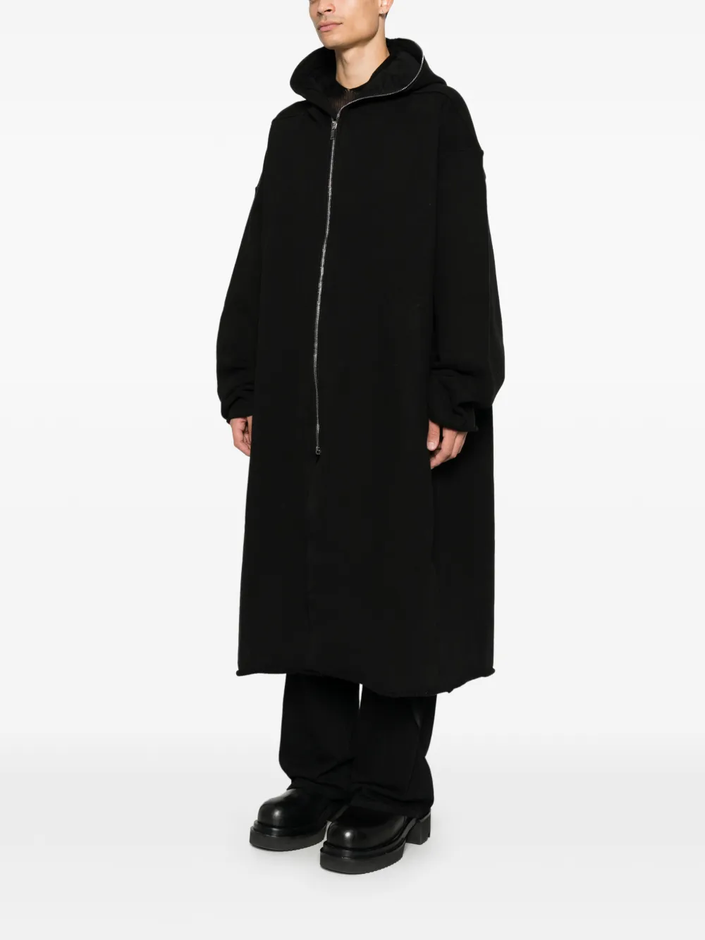 Rick Owens DRKSHDW Jack met capuchon en rits Zwart