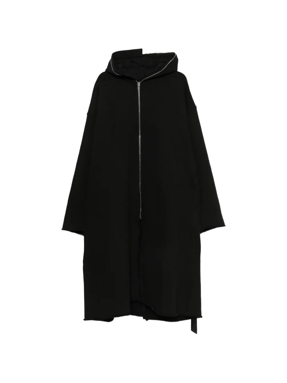 Rick Owens DRKSHDW zip-up hooded jacket - Nero