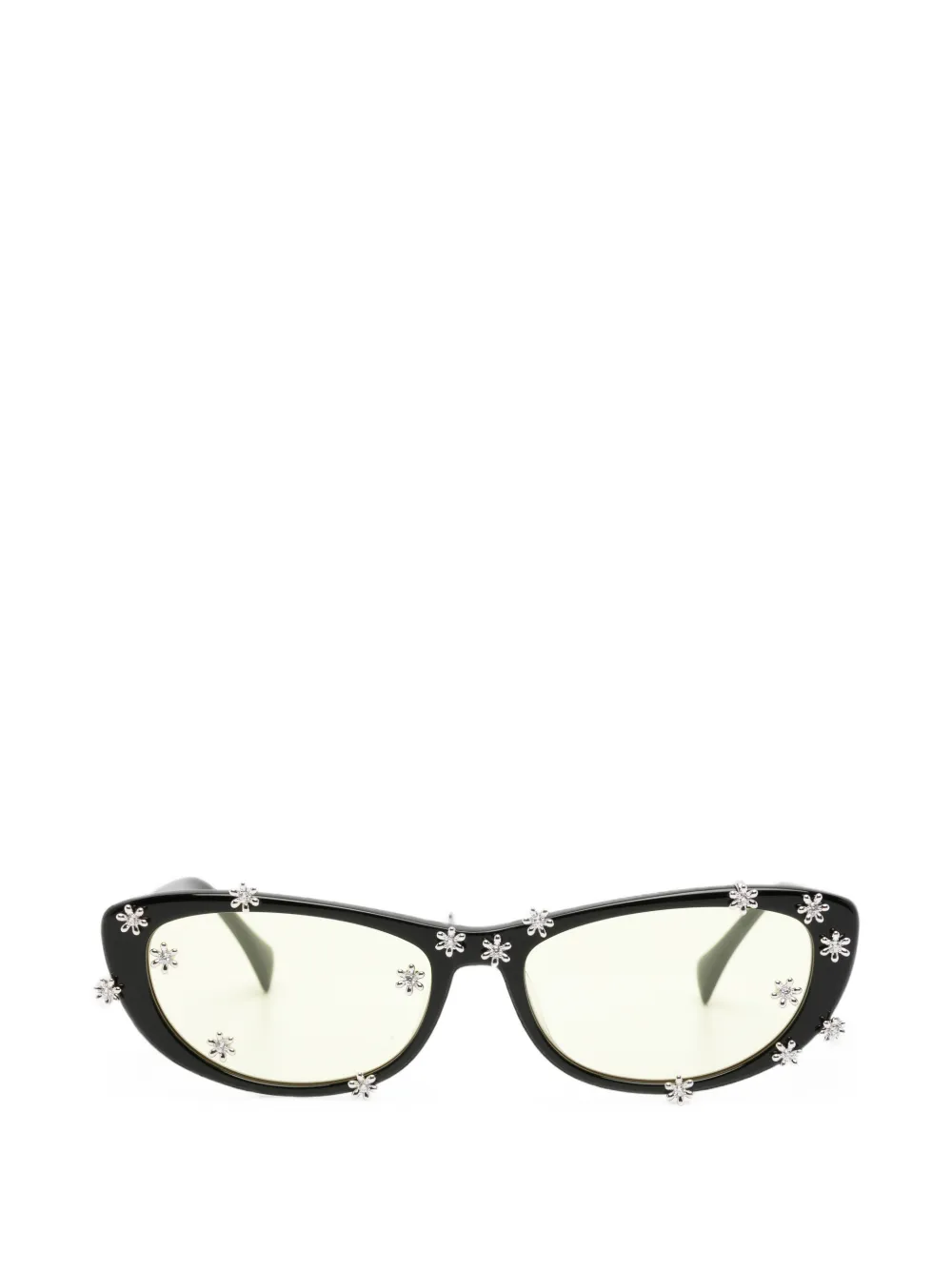 YVMIN Flower cat-eye sunglasses - Schwarz