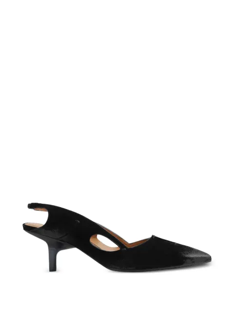 CAPASA MILANO cut-out slingback pumps