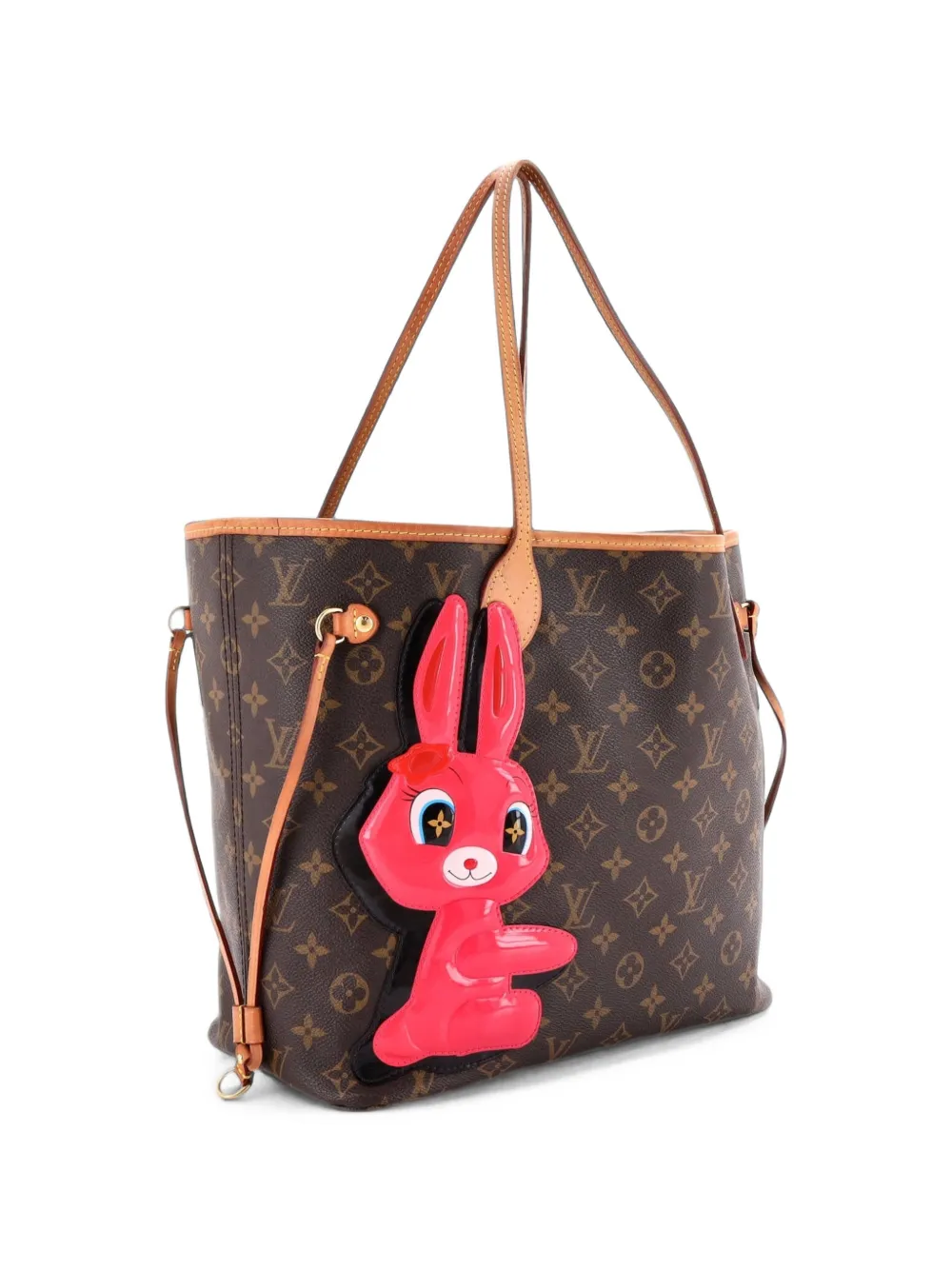 Louis Vuitton Pre-Owned Neverfull NM Limited Edition Sun Yitian Monogram Canvas MM tote bag - Marrone