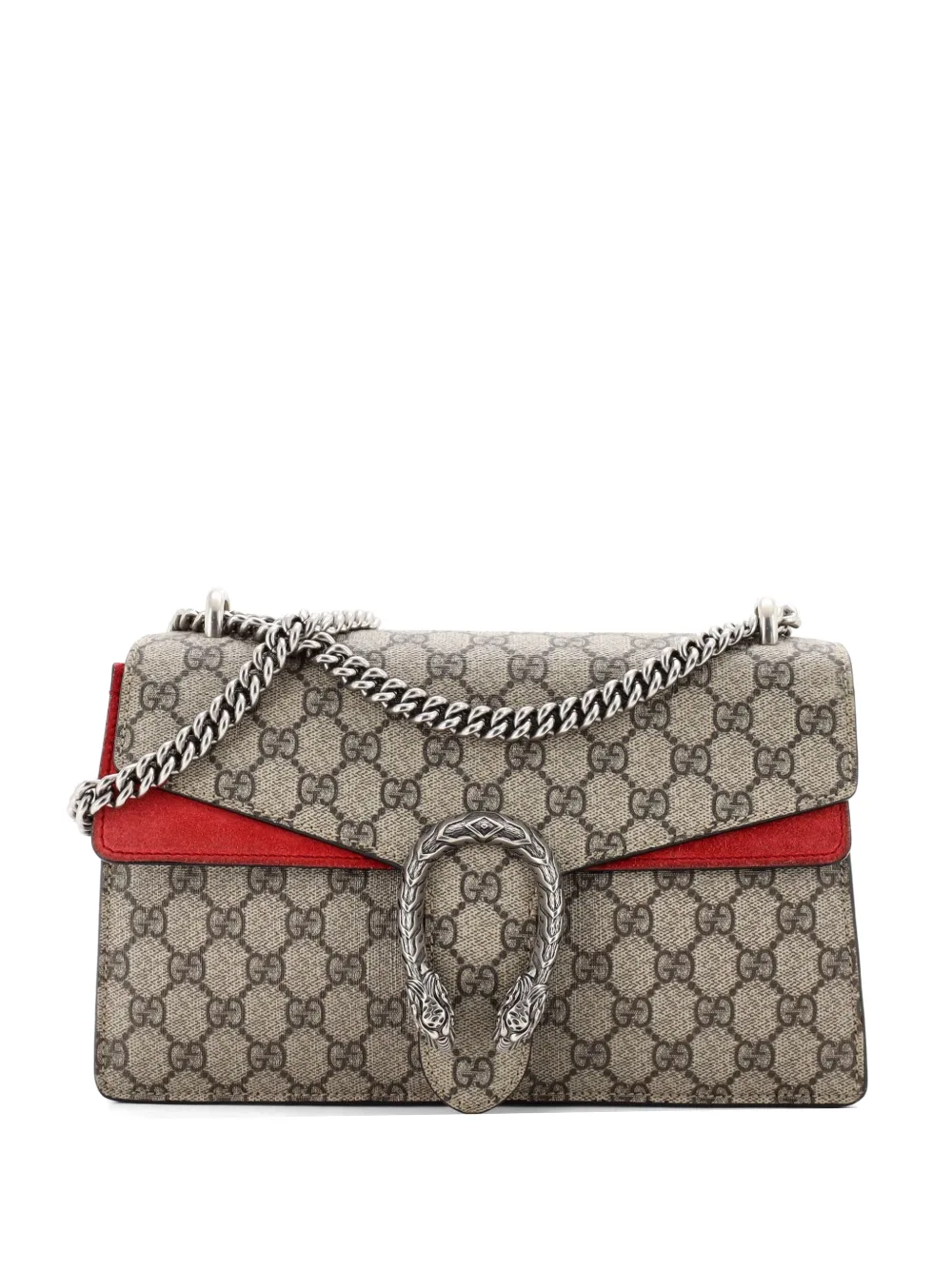 Gucci Pre-Owned Dionysus Bag GG Coated Canvas Small shoulder bag - Braun