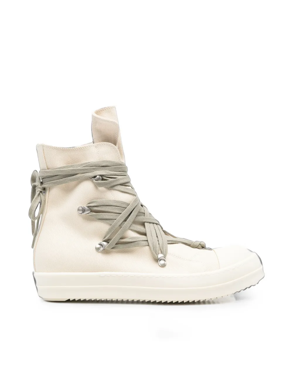 Rick Owens DRKSHDW Megalace pentagram lace-up sneakers Beige