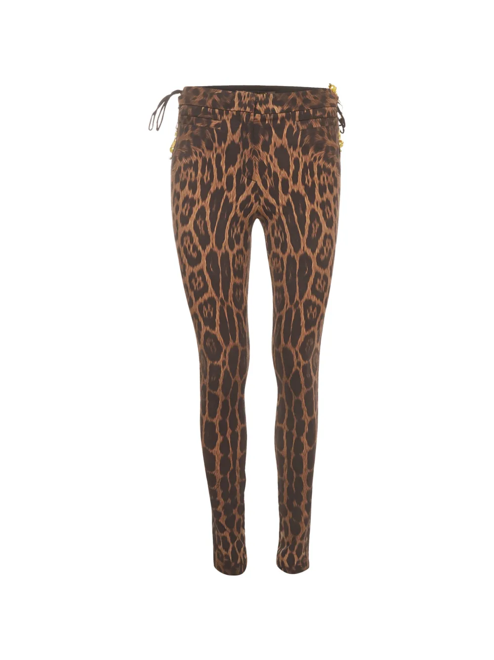 Roberto Cavalli Vintage pantalon skinny à imprimé léopard - Marron Roberto Cavalli Vintage pantalon skinny à imprimé léopard - Marron
