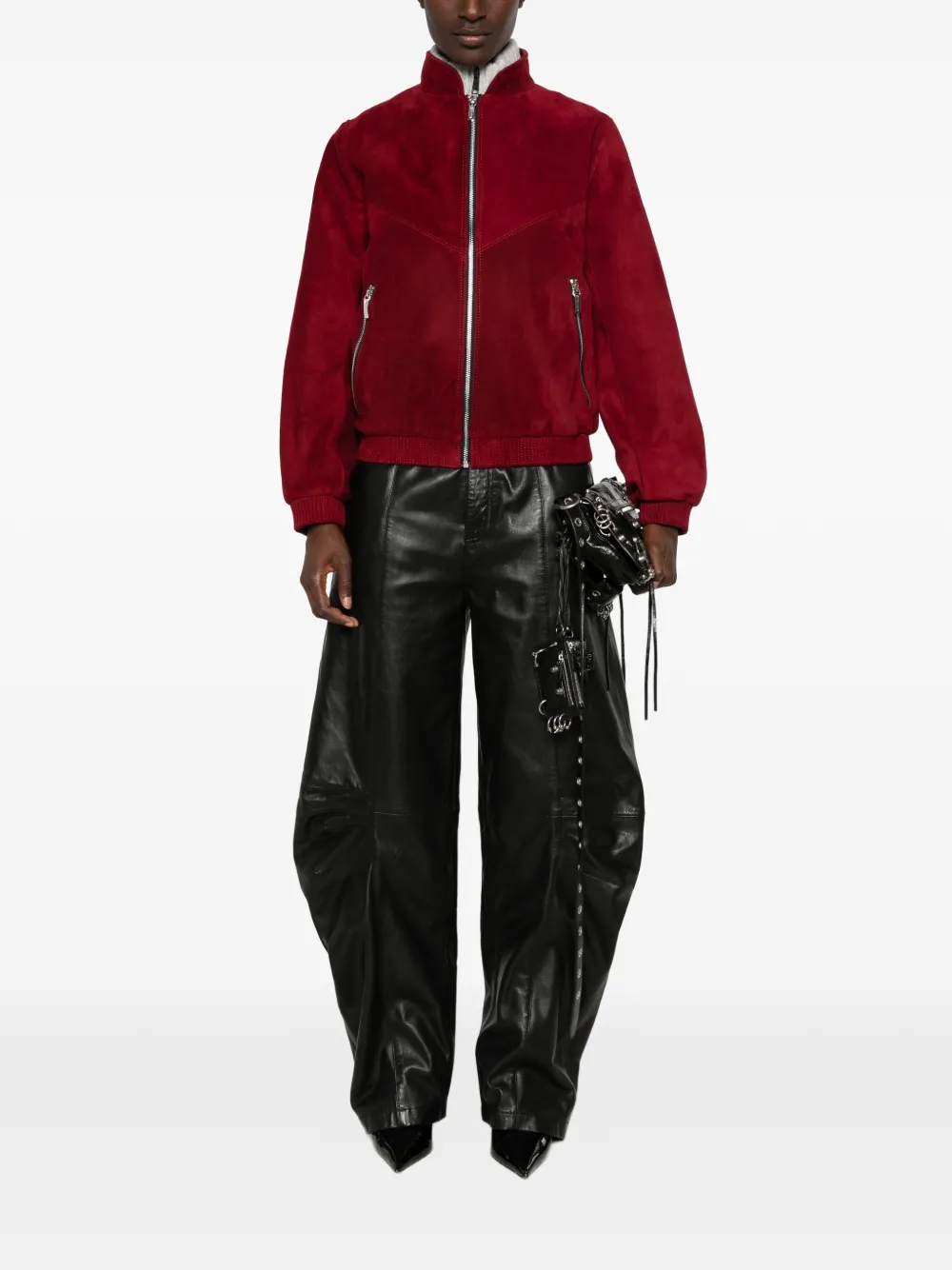 MITILIANE COUTURE Suède jack Rood