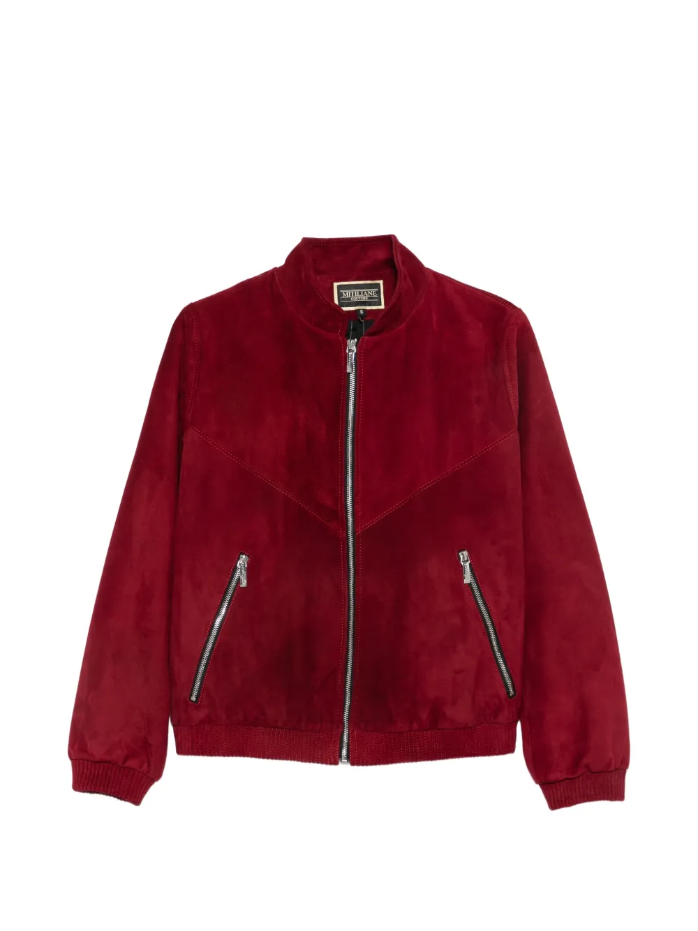 MITILIANE COUTURE suede zip-up jacket