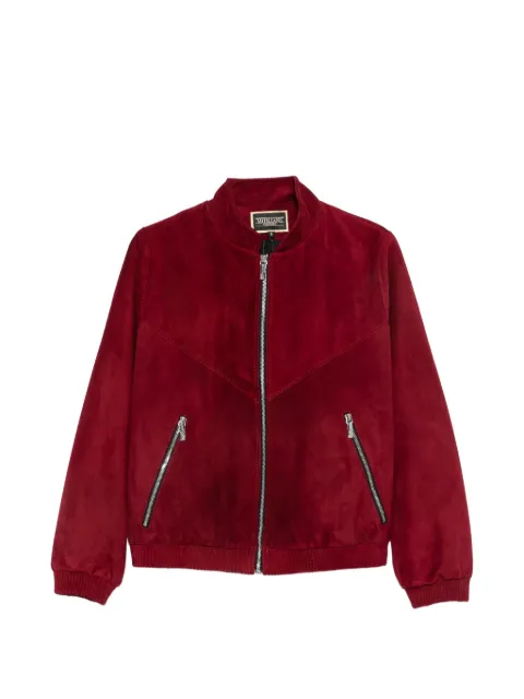 MITILIANE COUTURE suede zip-up jacket