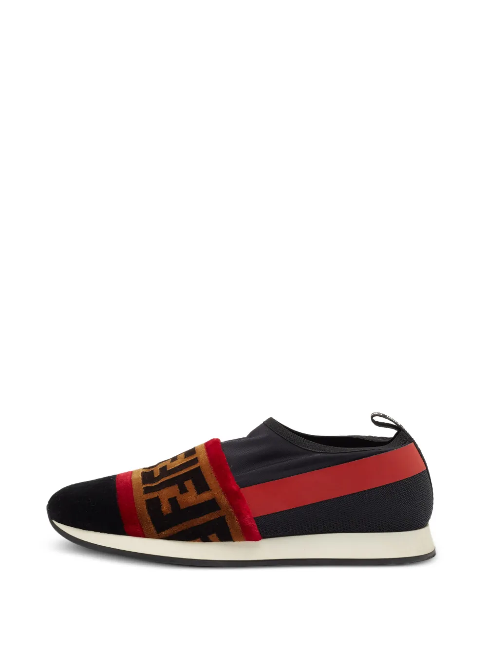 Fendi Pre-Owned Runaway slip-on sneakers - Nero