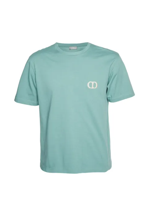 Christian Dior Pre-Owned logo embroidered T-shirt
