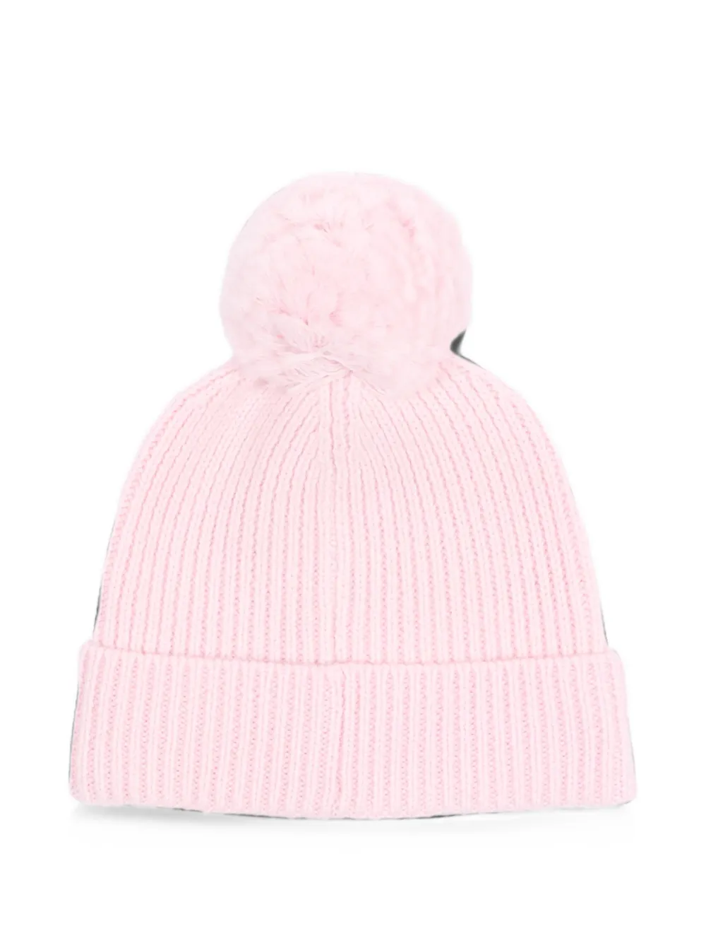 K Way Kids Geribbelde muts met pompon Roze
