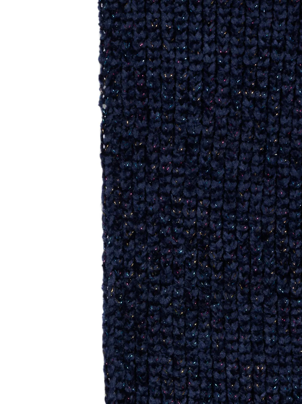 Billieblush Metallic sjaal met geborduurd logo Blauw