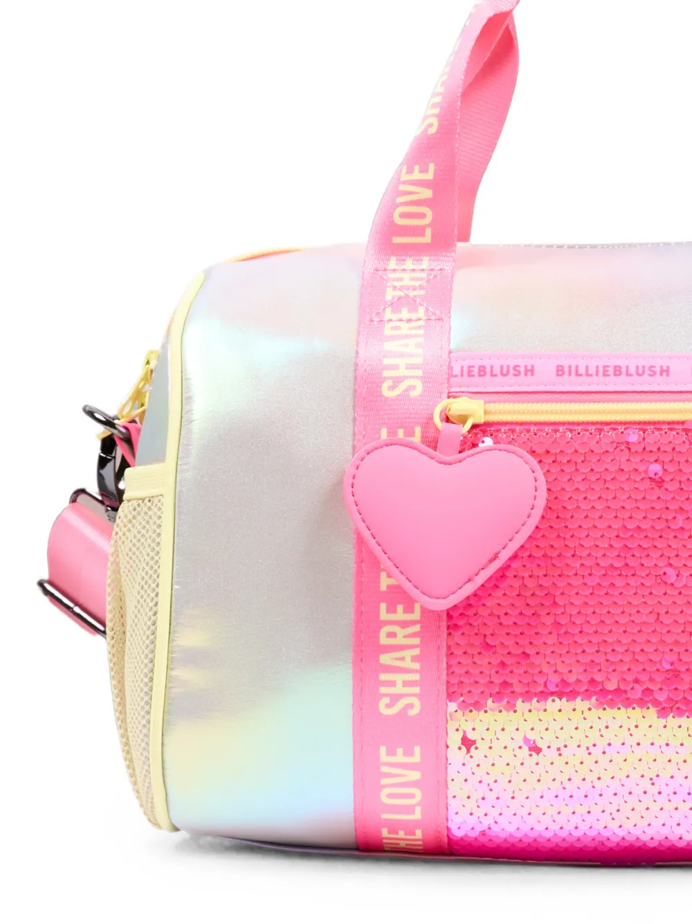 Billieblush sequin-embellished iridescent bag Zilver