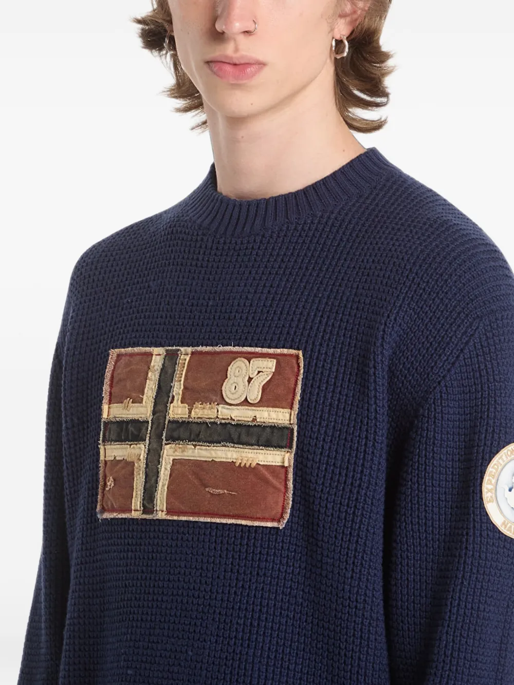 Napapijri Archive gebreide trui Blauw
