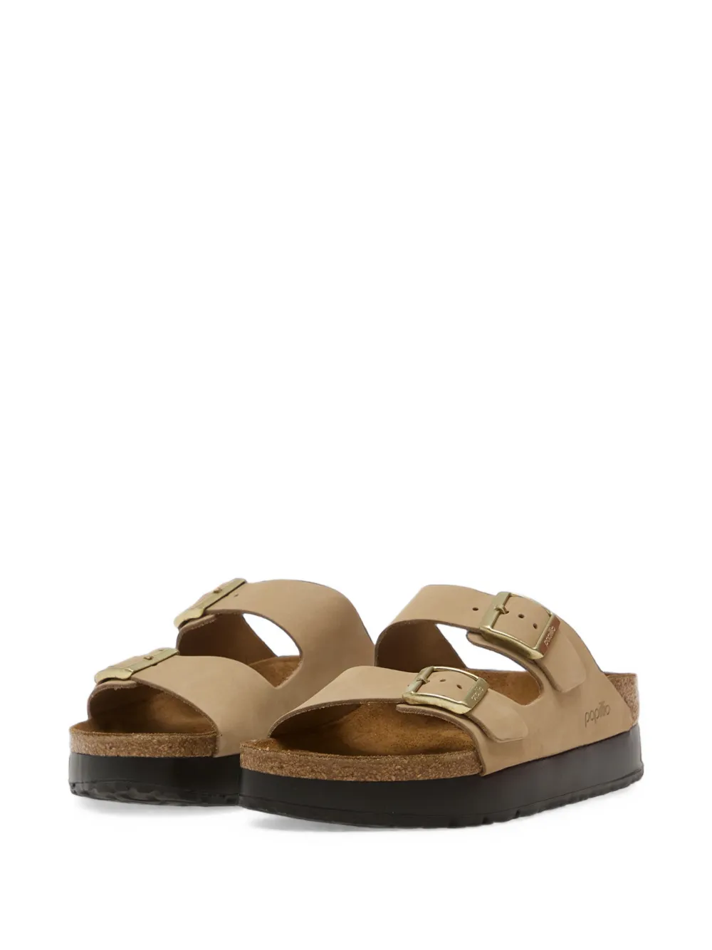 Birkenstock Arizona Flex platform sandals Beige