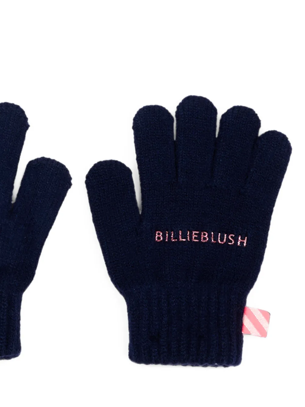 Billieblush Handschoenen verfraaid met kristallen en geborduurd logo Blauw