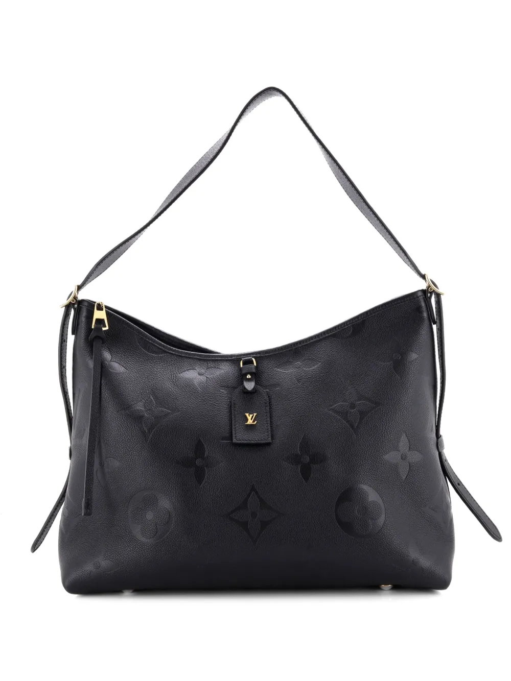 Louis Vuitton Pre-Owned CarryAll Monogram Empreinte Giant MM hobo bag - Nero